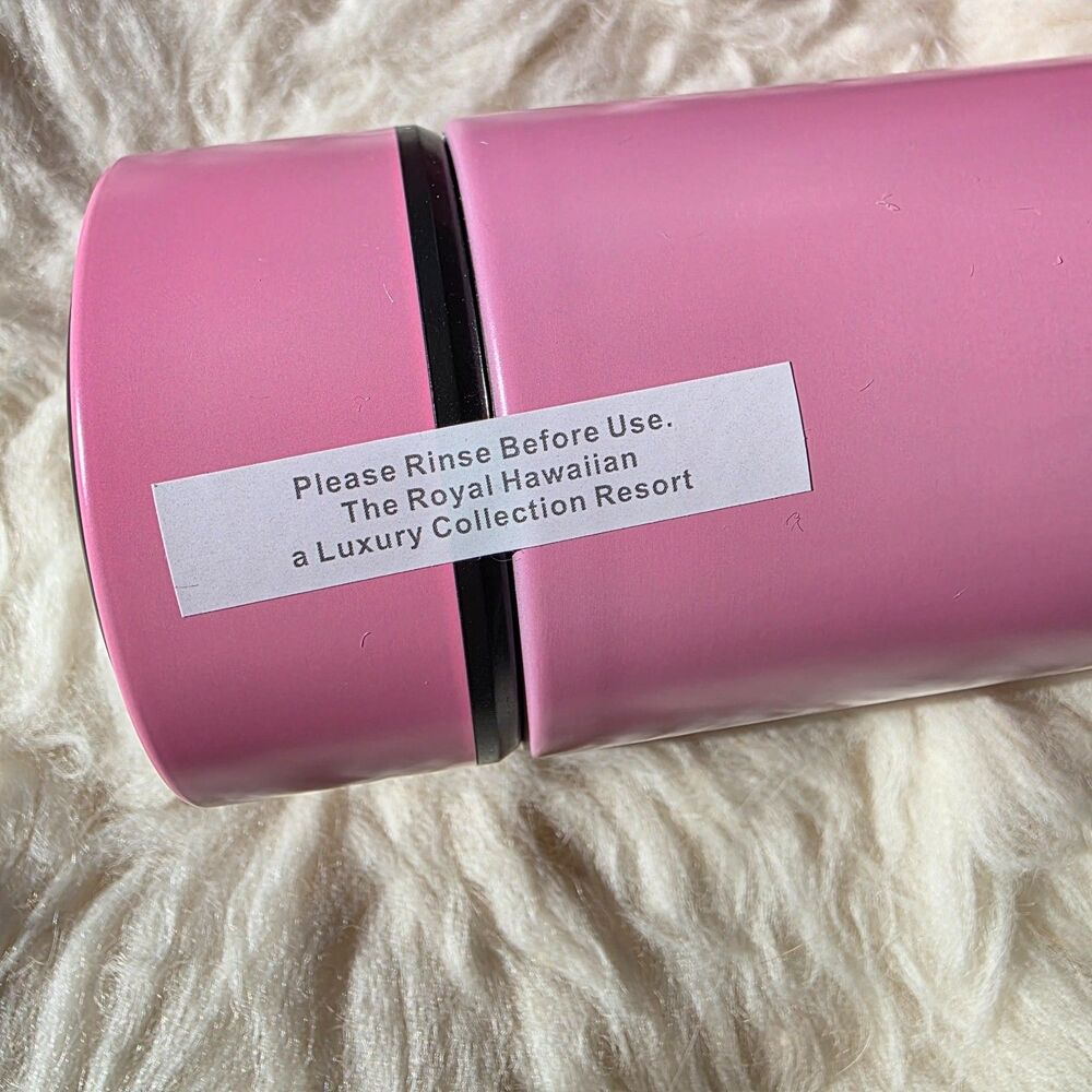 Stainless Steel Water w/ Tea Infuser Royal Hawaiian Pink Vacuum Seal 16oz - Picture 8 of 8